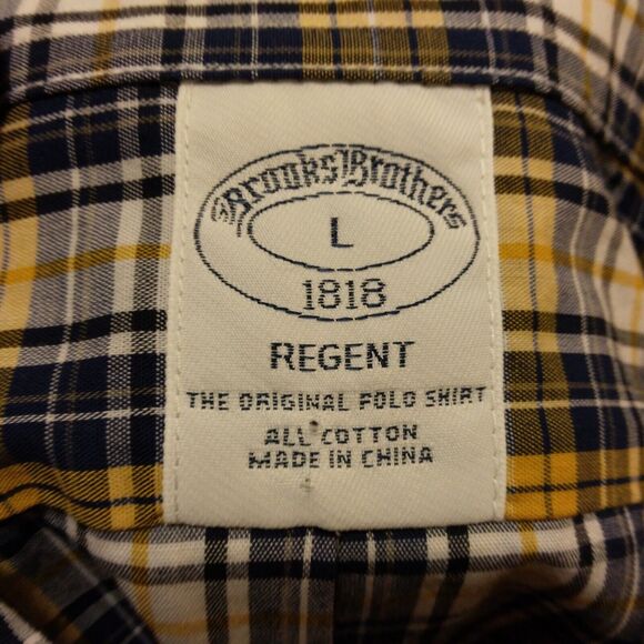 Brooks Brothers Regent shirt mens L Large multicolor plaid dress button long sl - Picture 6 of 8